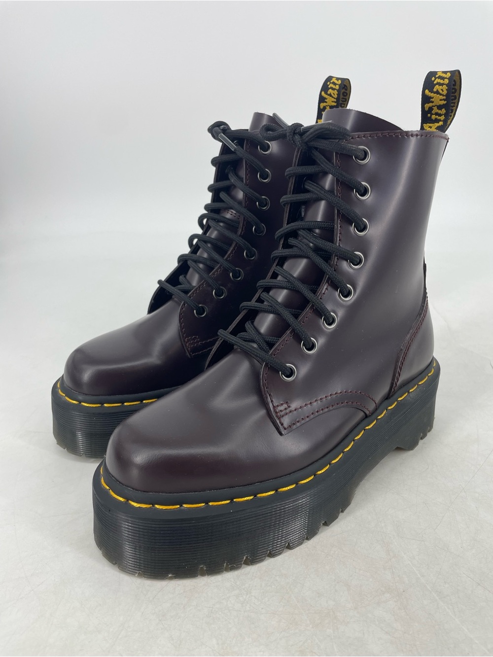 Dr. Martens  JADON Platform  SZ 5 Men’s Leather  Boots Women’s SZ 6 In Wine